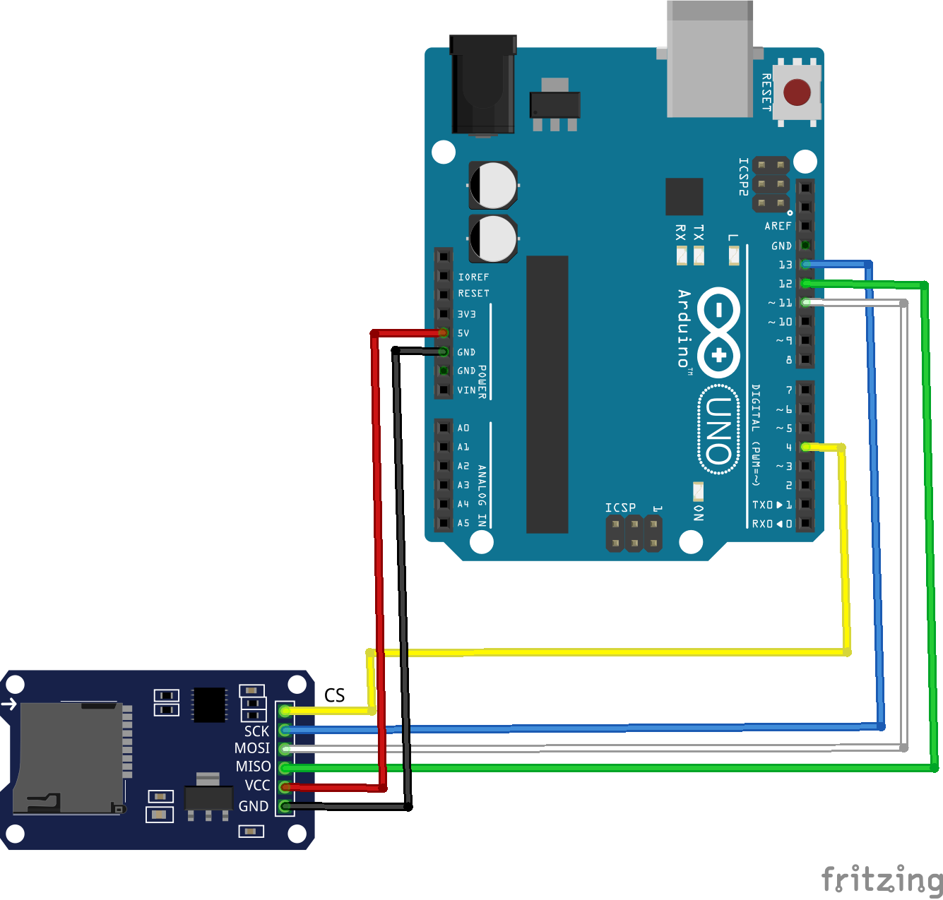 How to use the “MicroSD Card Adapter” with the Arduino Uno | Michael