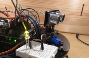 Automatic break system of the Augmented Arduino Car.