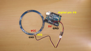 Wiring pin layout of this tutorial.